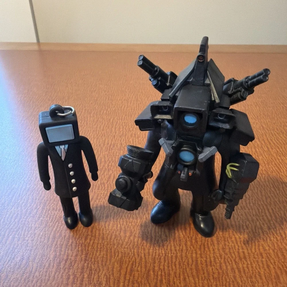 Skibidi Toilet Titan  Action Figure Camera man Man 3.5